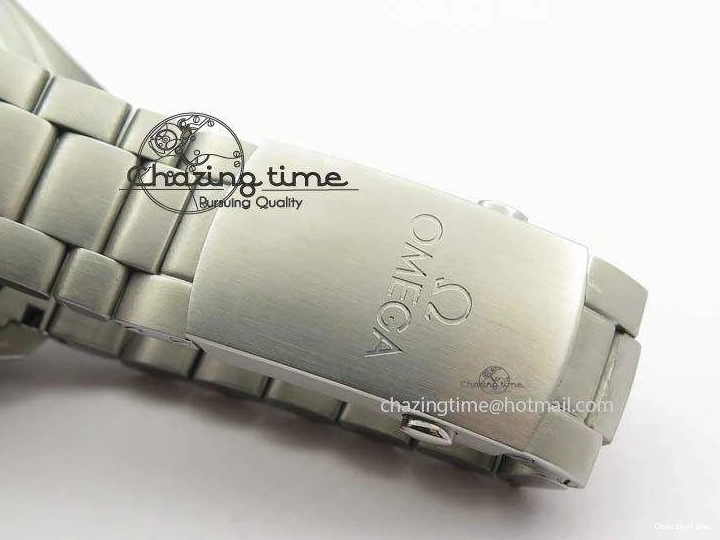 1223 Planet Ocean Master Chronometer Chrono SS OM 1:1 Best Edition Gray Dial On SS Bracelet A Reliable 8180